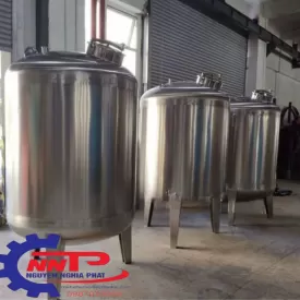 Gia công bồn inox công nghiệp       