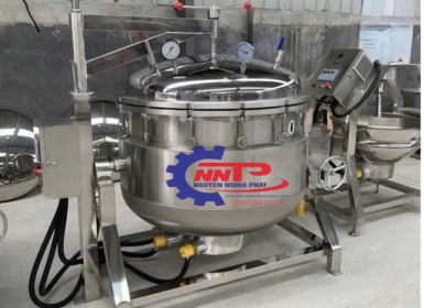 Nồi nấu áp suất công nghiệp -Nấu đa dạng thực phẩm ,giá rẻ,uy tín ,chất lượng 