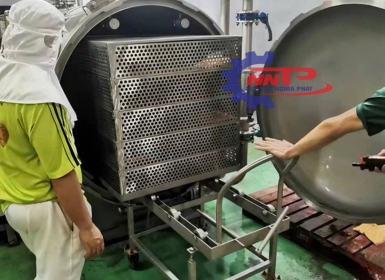 Nồi hấp tiệt trùng công nghiệp - Nằm ngang
