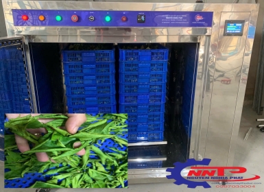 Máy sấy lá chanh 30-90 phút/mẻ  - Công nghệ vi sóng