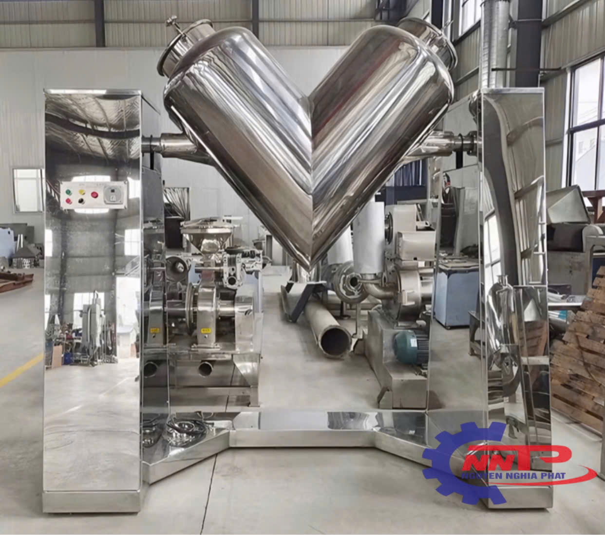 Máy trộn bột chữ V