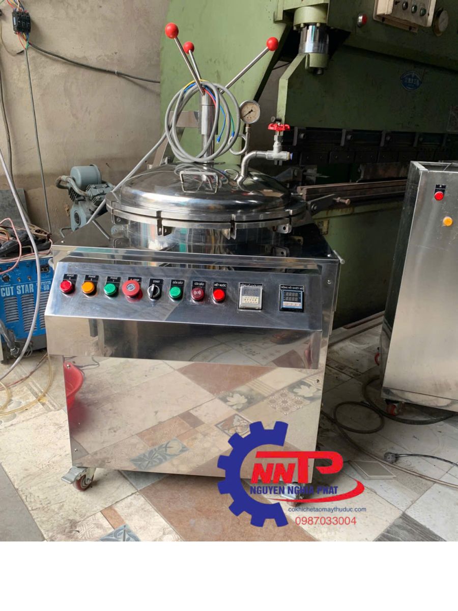 máy hấp tiệt trùng hũ yến 