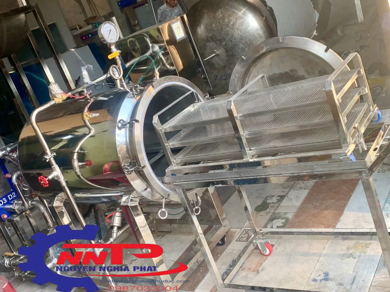 nồi hấp tiệt trùng 200 lít