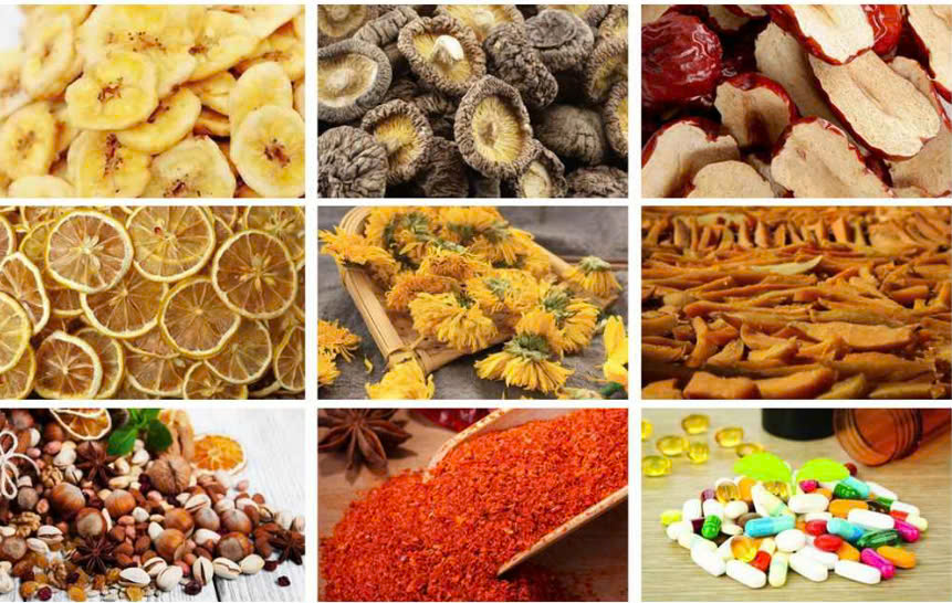 máy sấy vi sóng băng tải