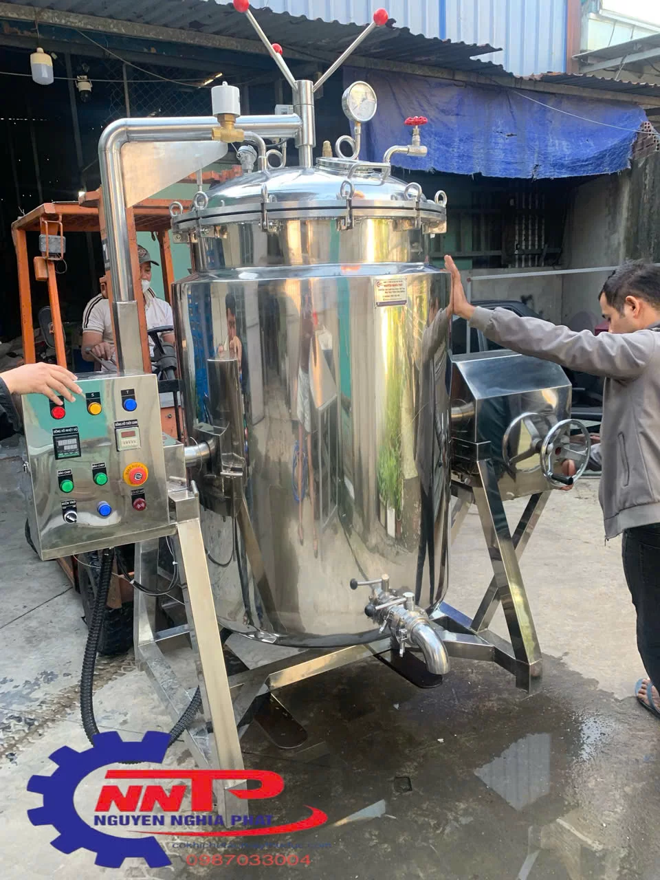 nồi áp suất công nghiệp 500 lít