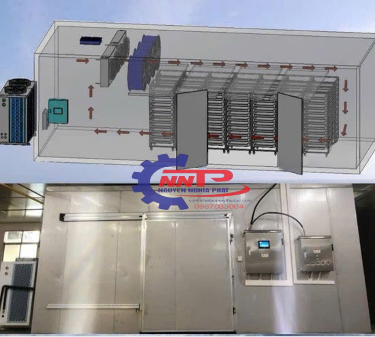 Hệ thống phòng sấy bơm nhiệt