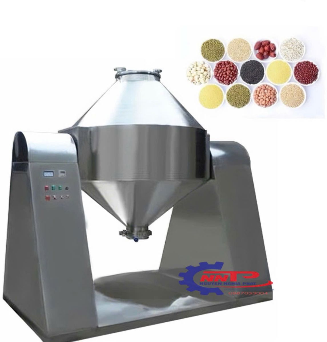 Máy trộn dạng trống 300kg