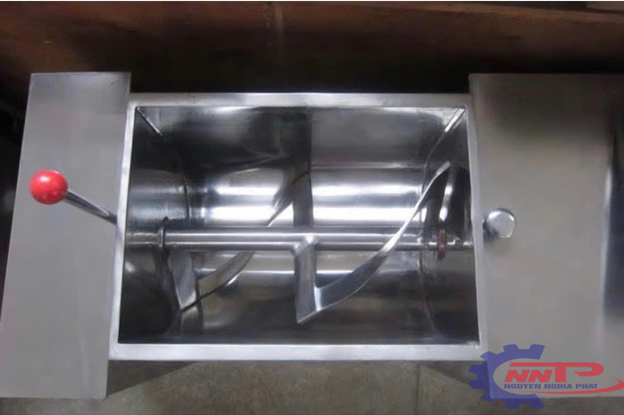 máy trộn nằm ngang 200kg