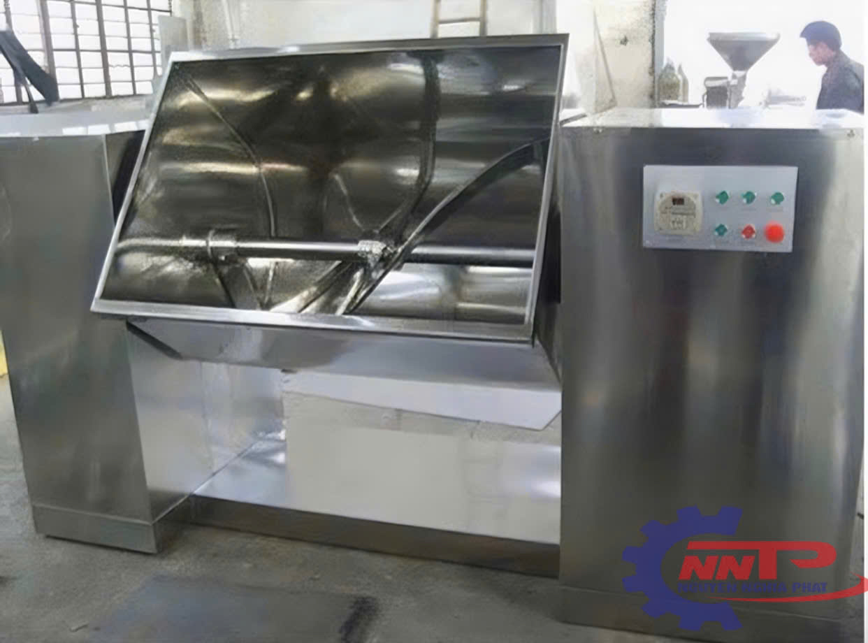 máy trộn nằm ngang 200kg