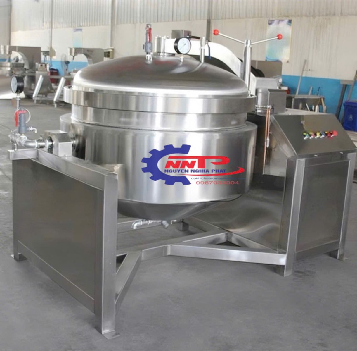 Nồi áp suất công nghiệp 500 lít
