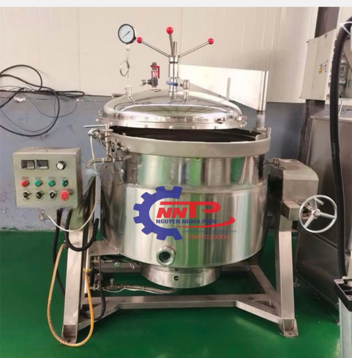 Nồi nấu áp suất công nghiệp 300 lít