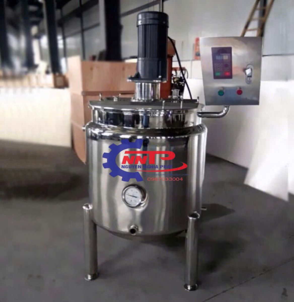 Nồi nấu cánh khuấy 100 lít