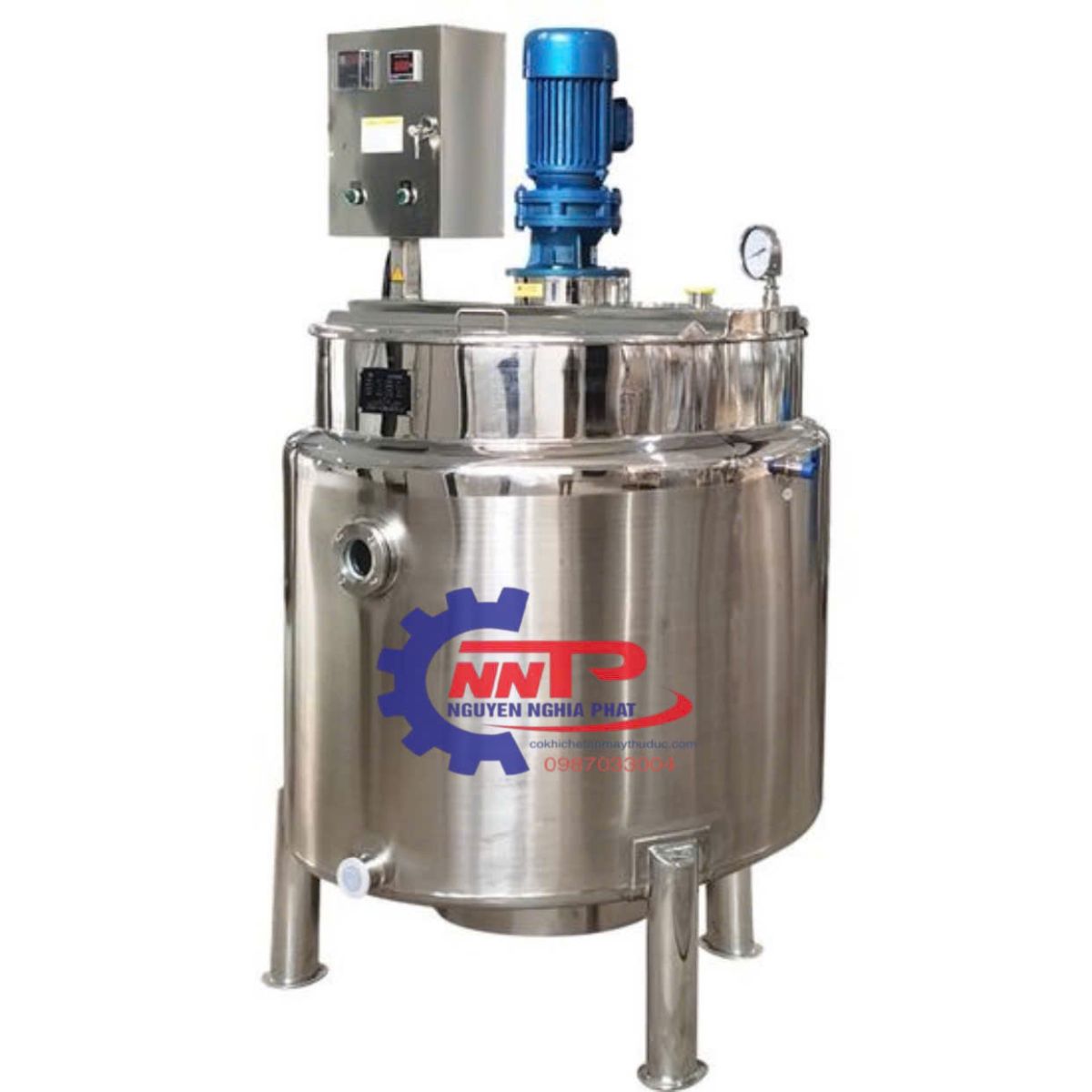 Nồi nấu gia nhiệt có cánh khuấy