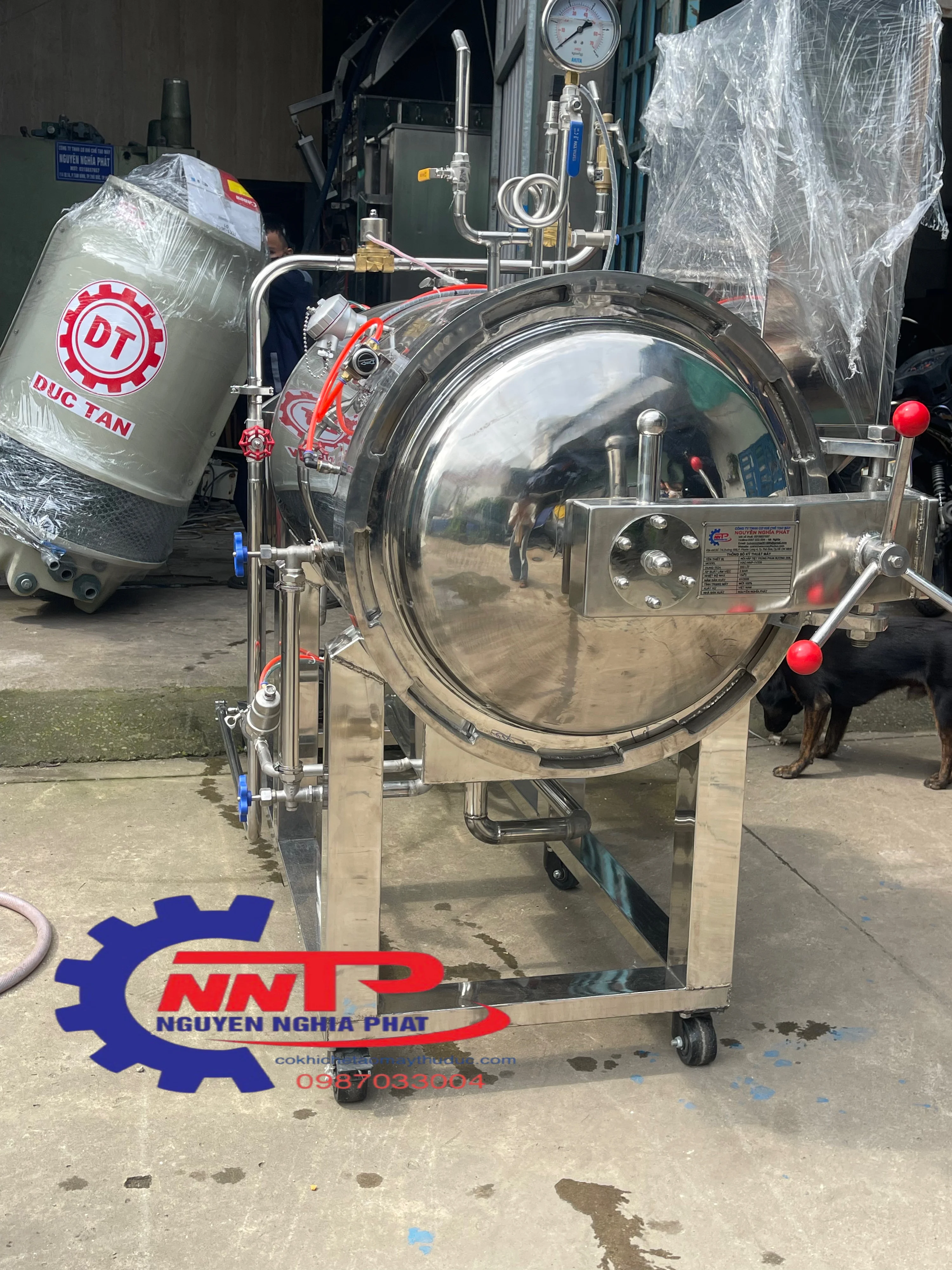 nồi hấp tiệt trùng phun sương 200L