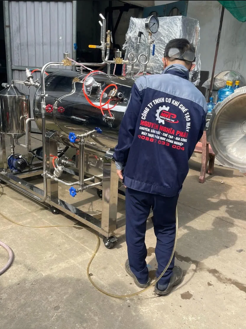 nồi hấp tiệt trùng phun sương 200L