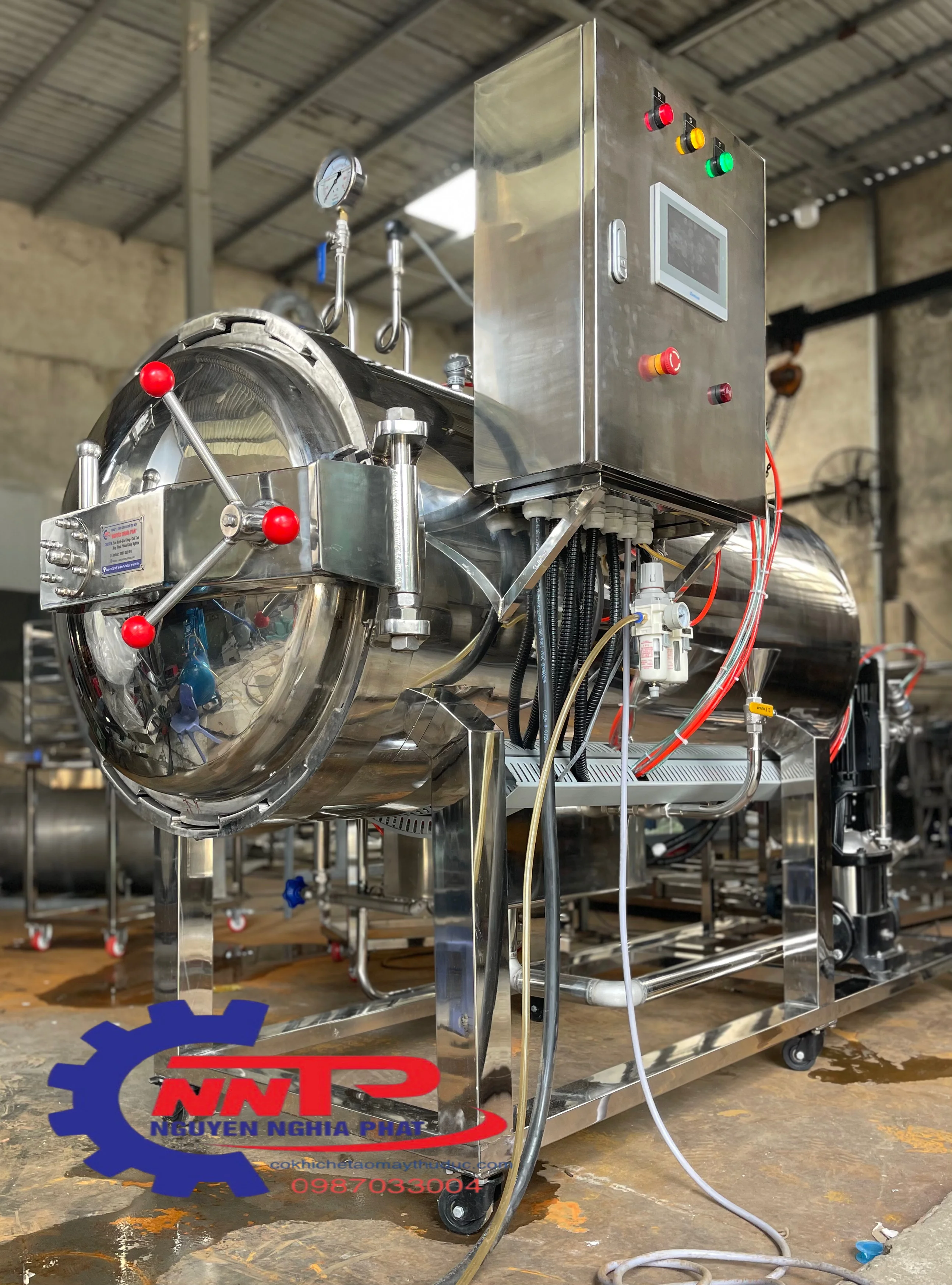 nồi hấp tiệt trùng phun sương 500L