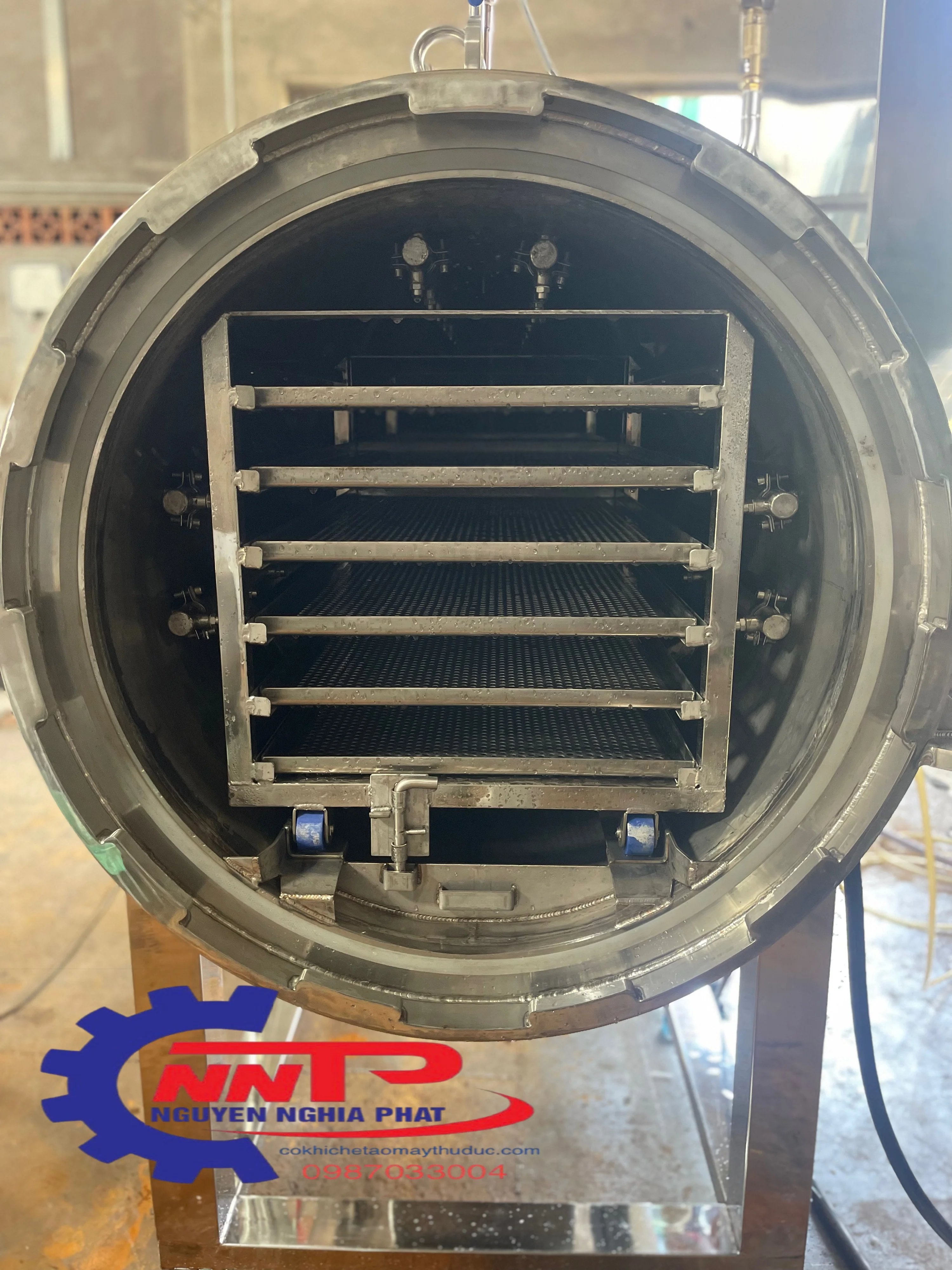 nồi hấp tiệt trùng phun sương 500L