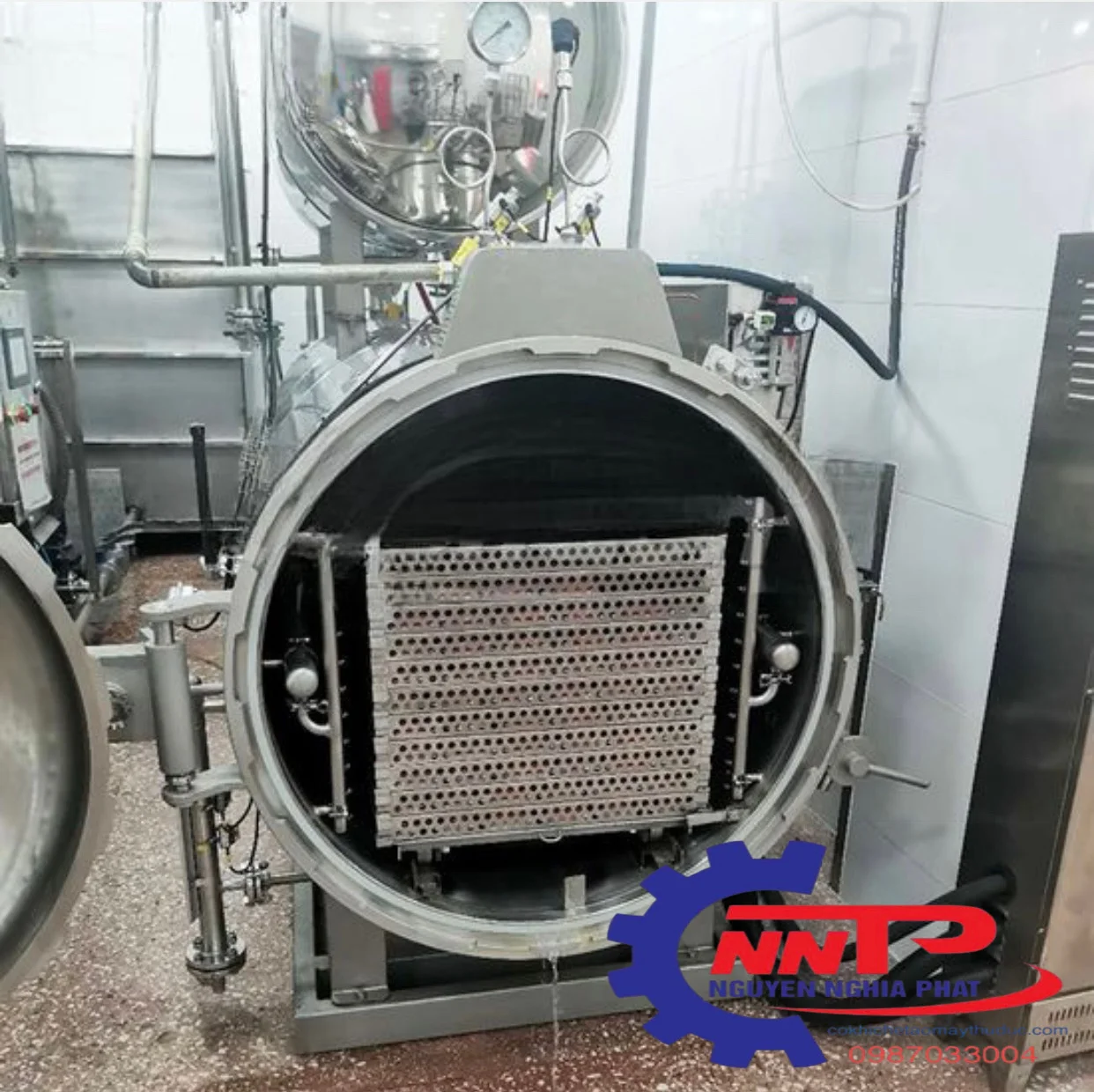 nồi hấp tiệt trùng phun sương 1000L