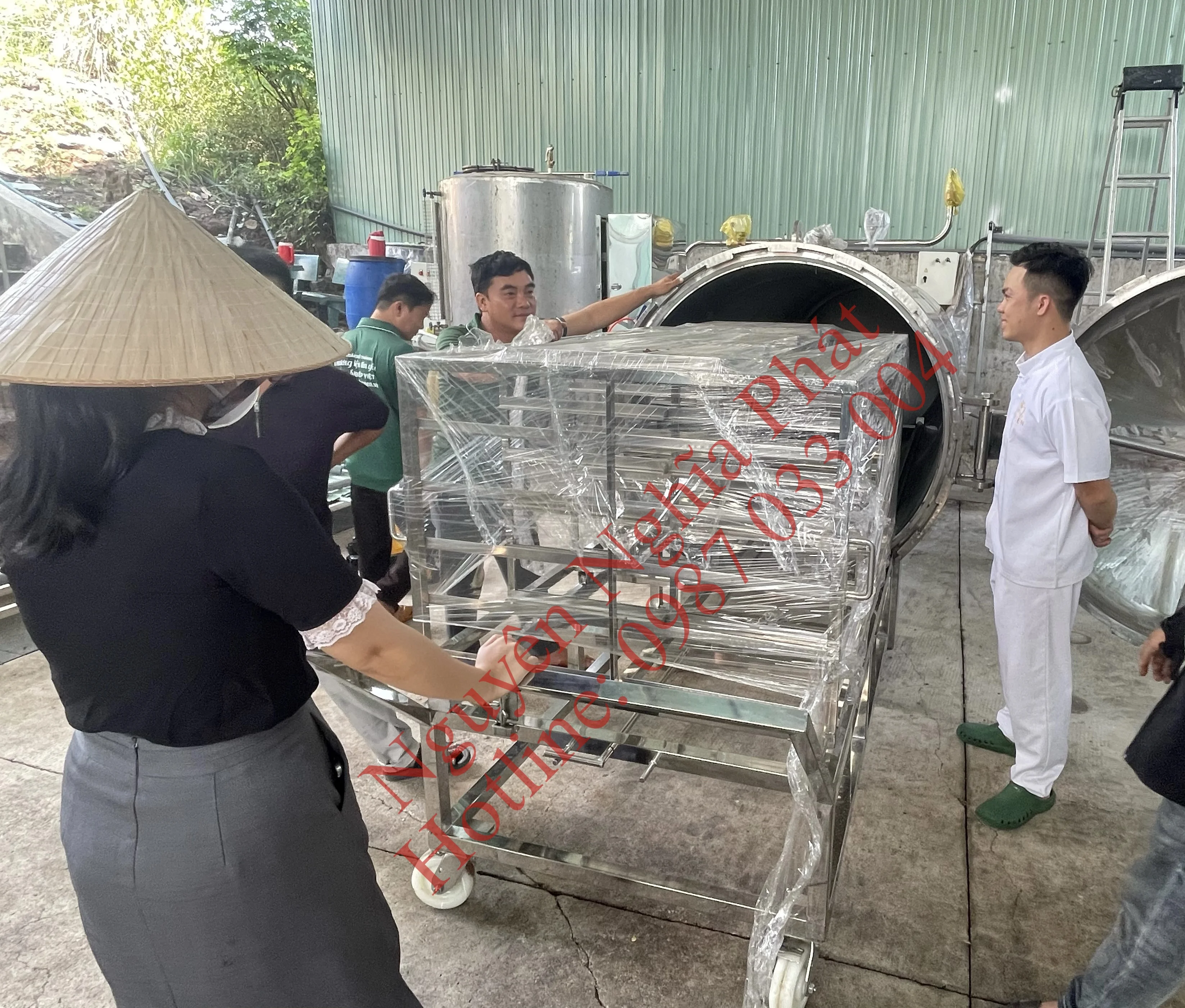 nồi hấp tiệt trùng phun sương 3000L