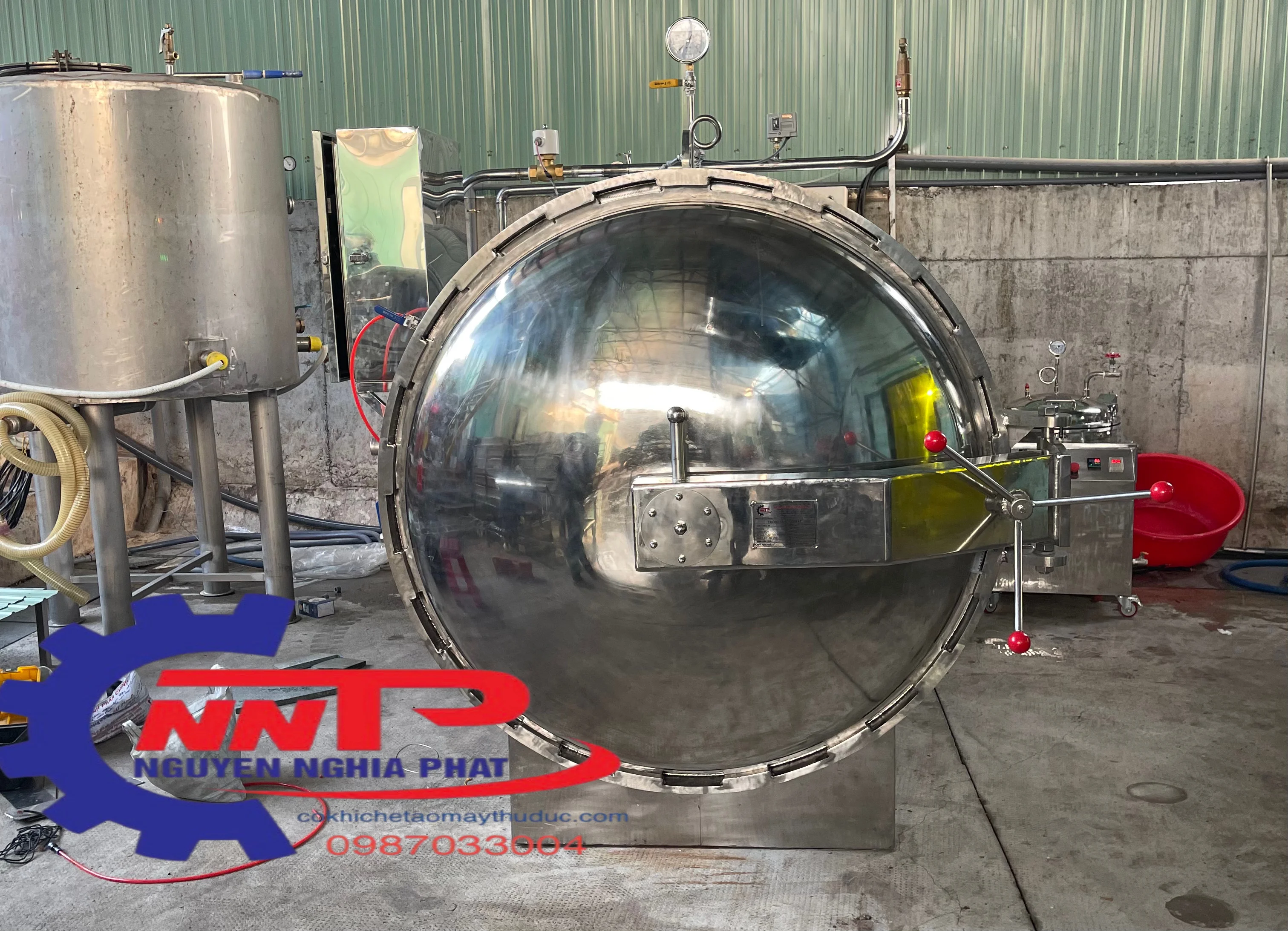 nồi hấp tiệt trùng phun sương 3000L