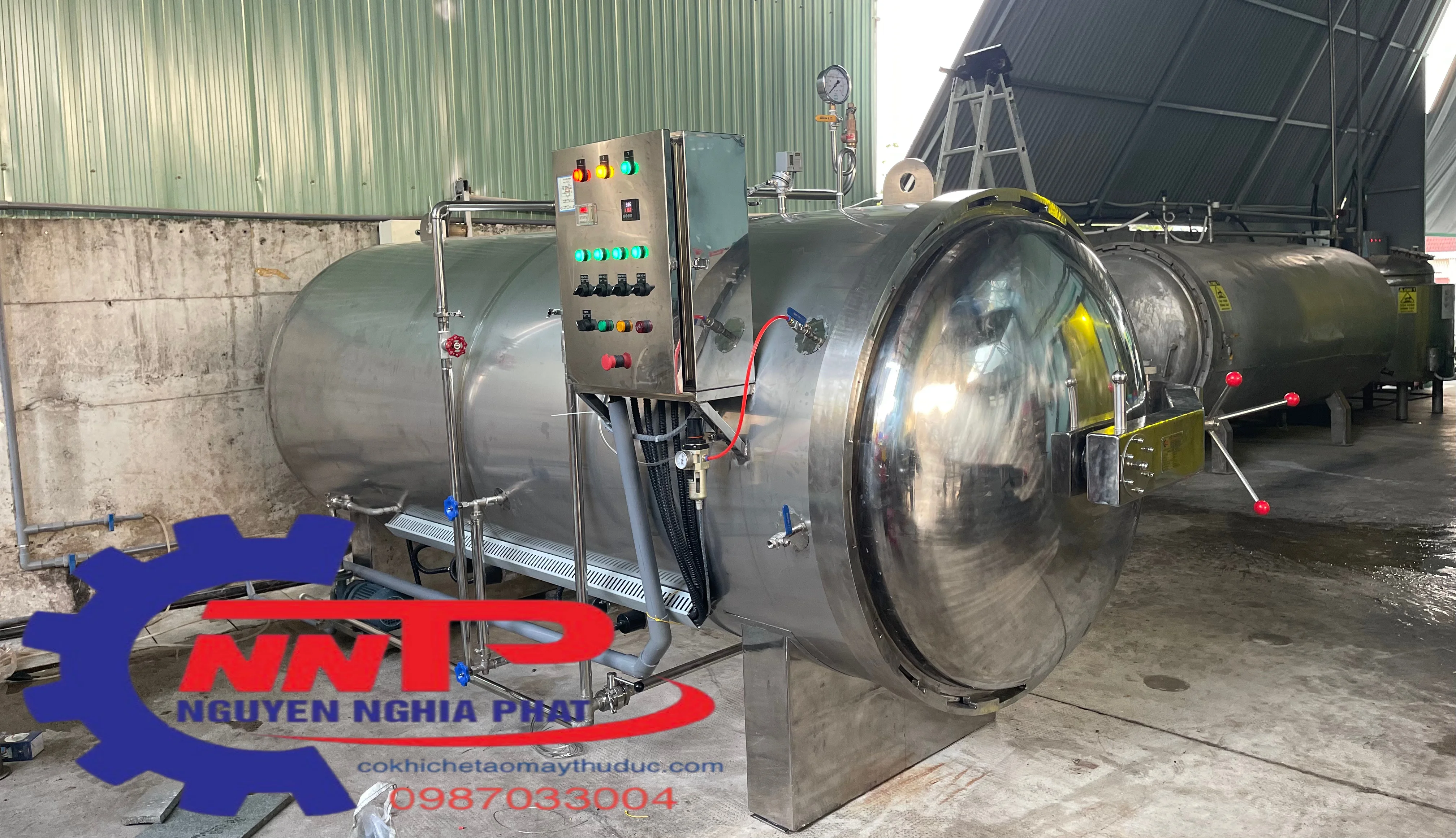 nồi hấp tiệt trùng phun sương 3000L