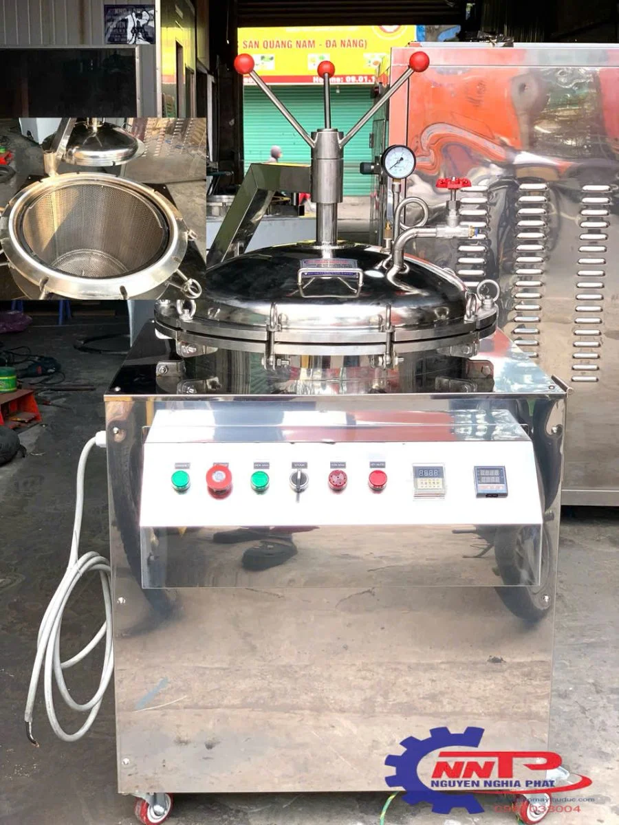 nồi hấp tiệt trùng 100 lít inox 304