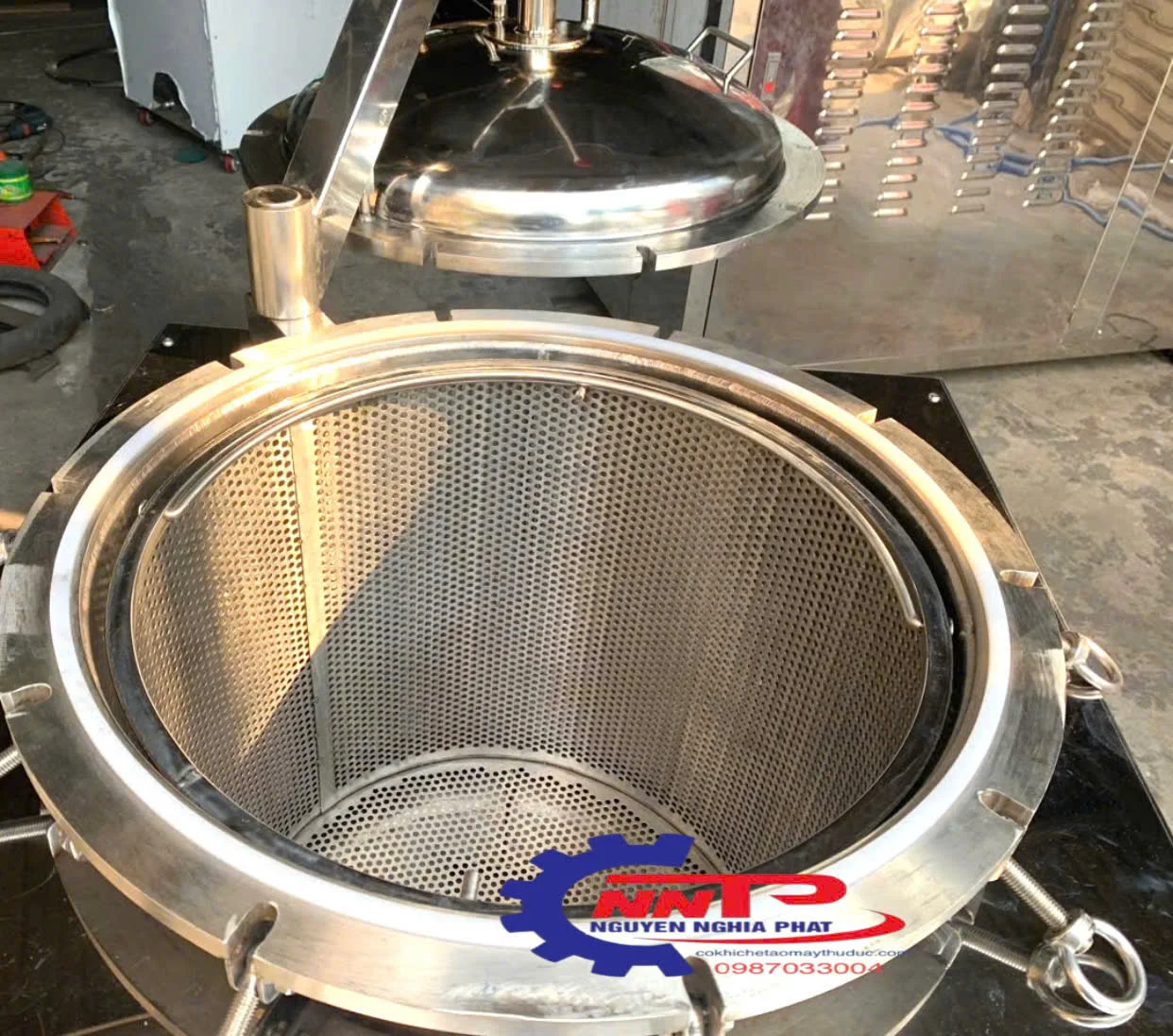 nồi hấp tiệt trùng 100 lít inox 304