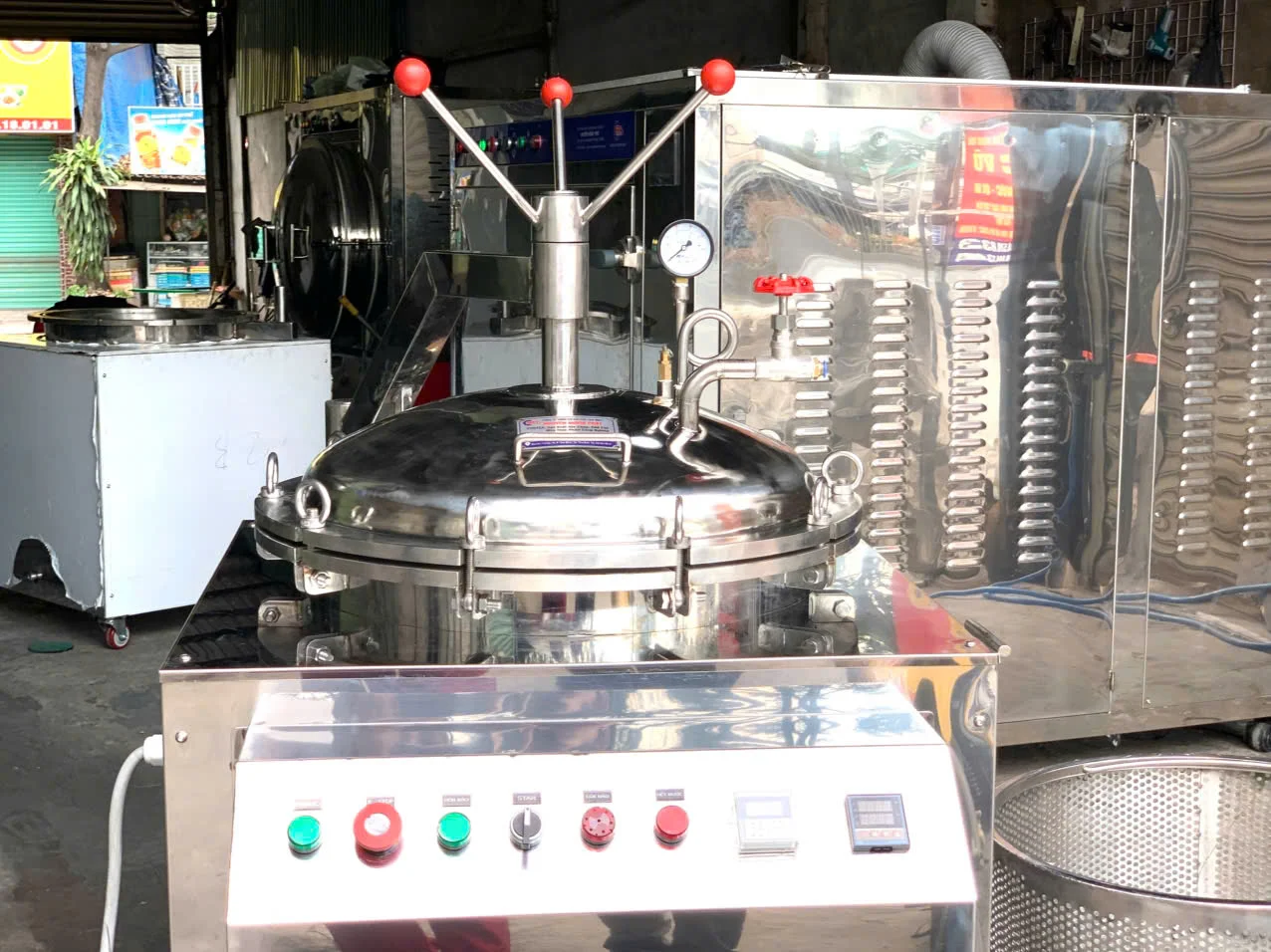 nồi hấp tiệt trùng 100 lít inox 304