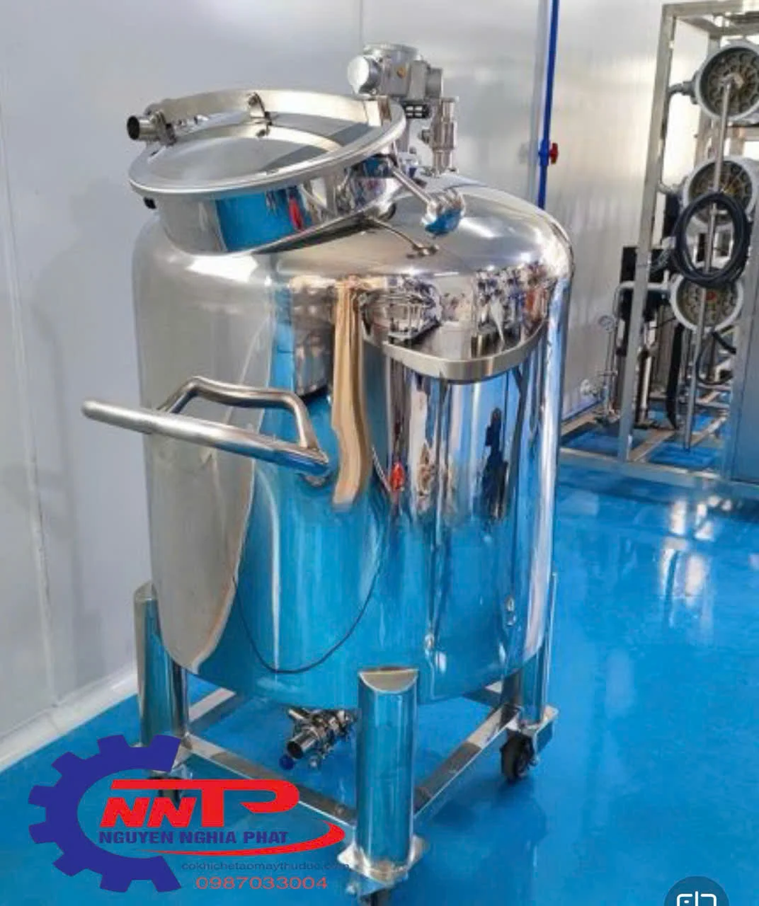 Gia công bồn inox công nghiệp