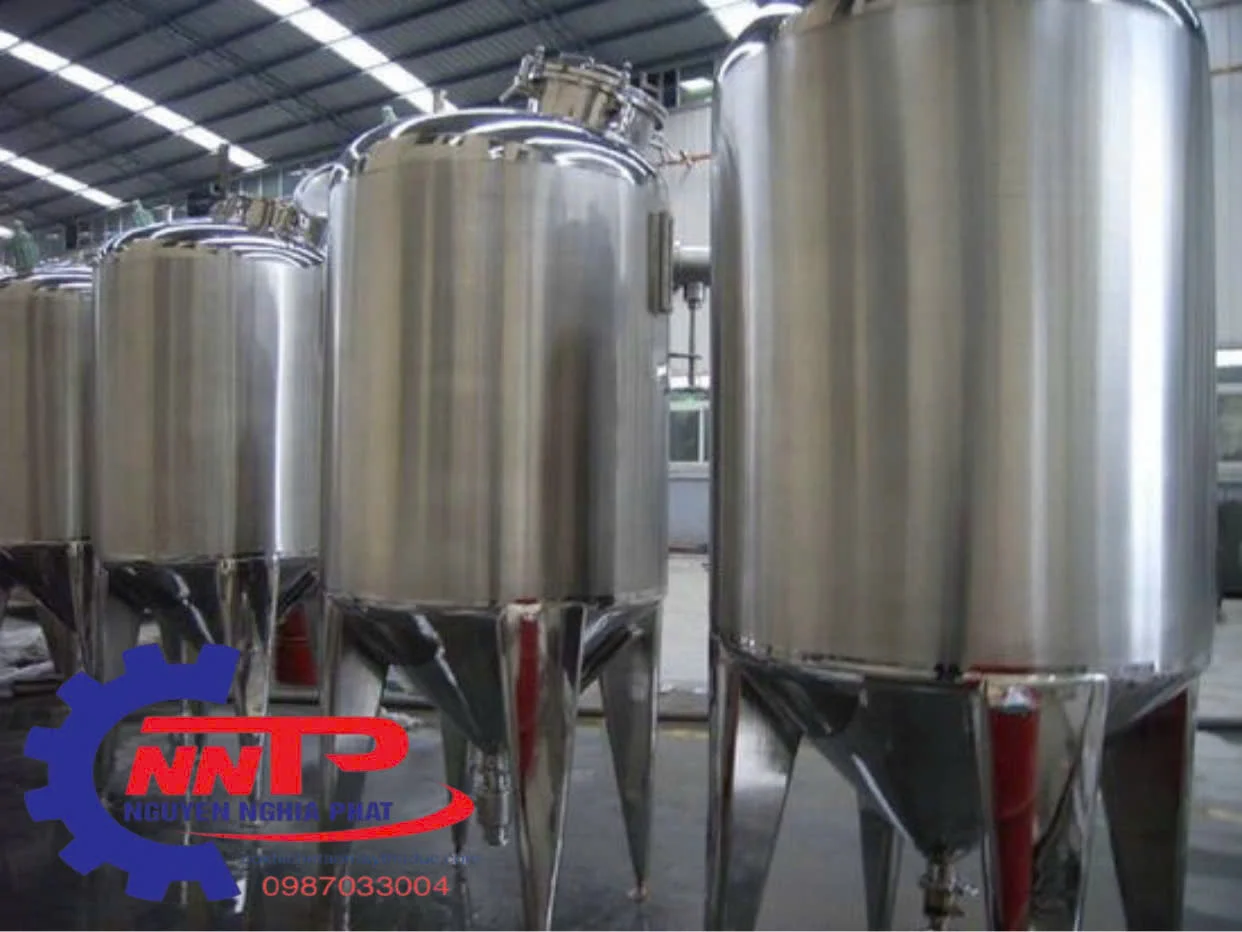 Gia công bồn inox công nghiệp