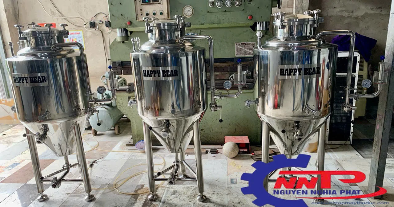Gia công bồn inox công nghiệp