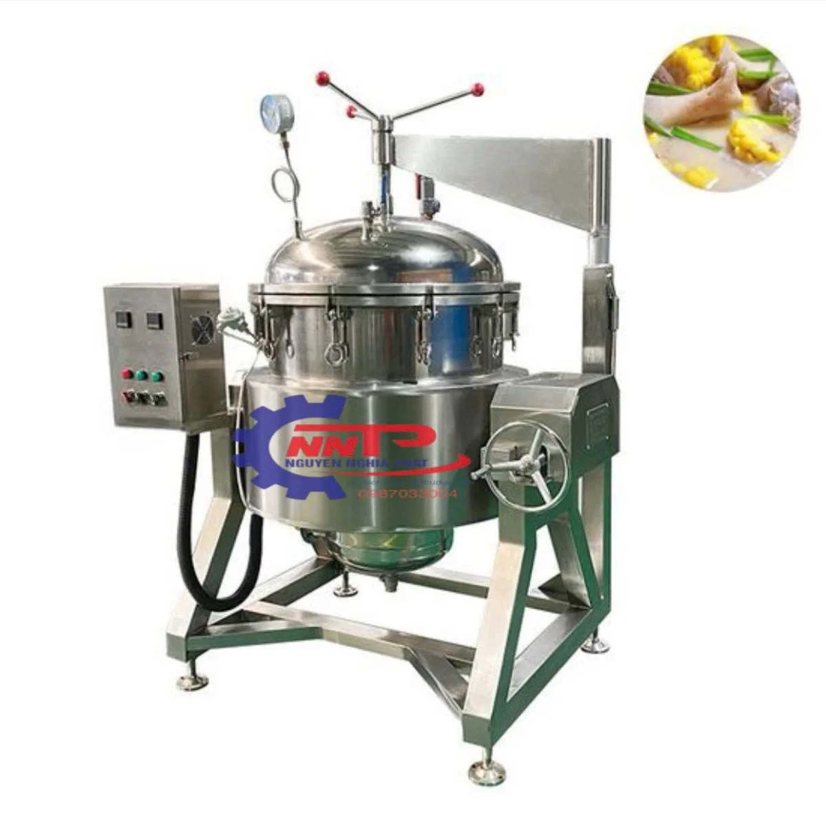 Nồi nấu áp suất công nghiệp