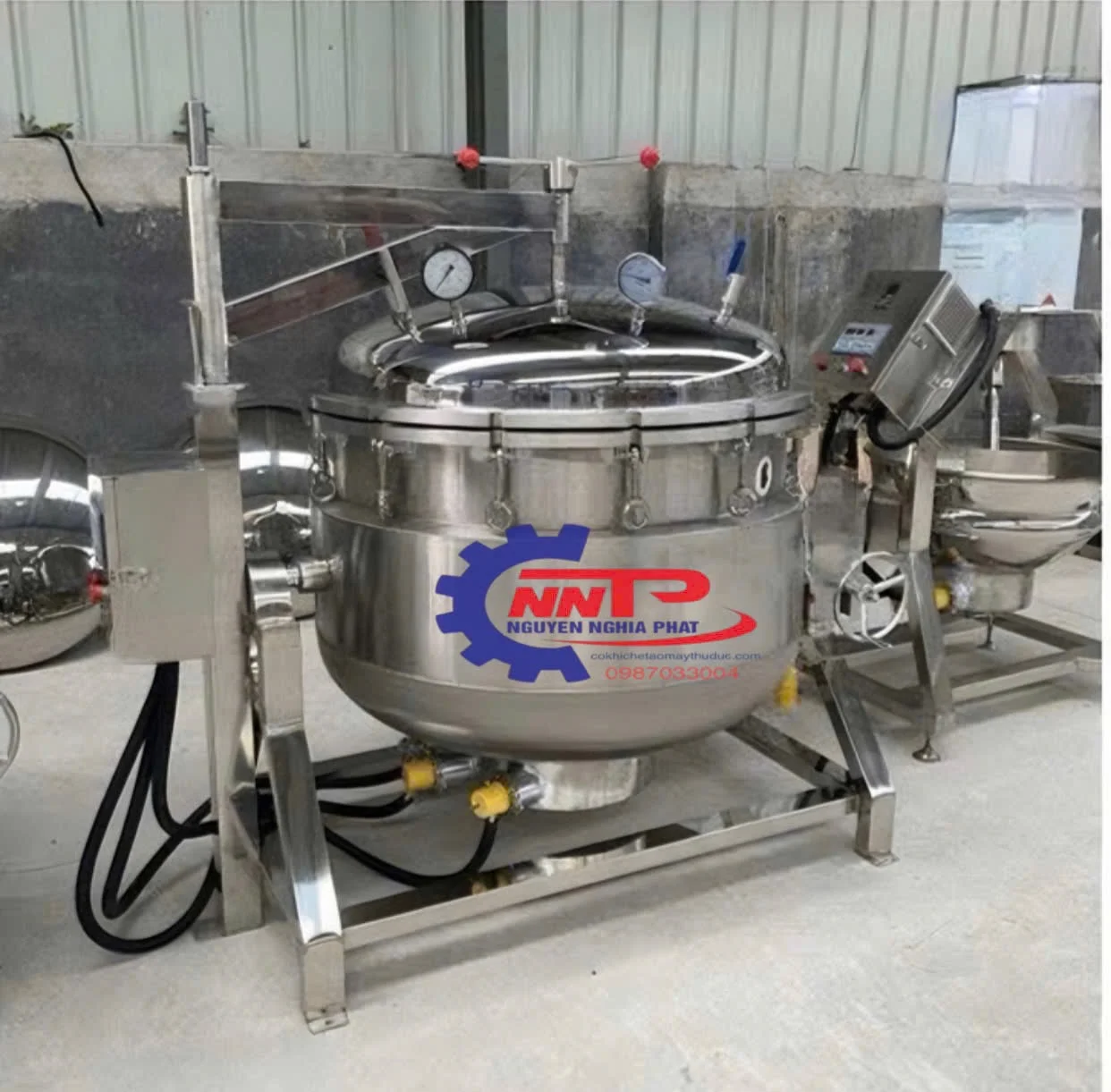 Nồi nấu áp suất công nghiệp