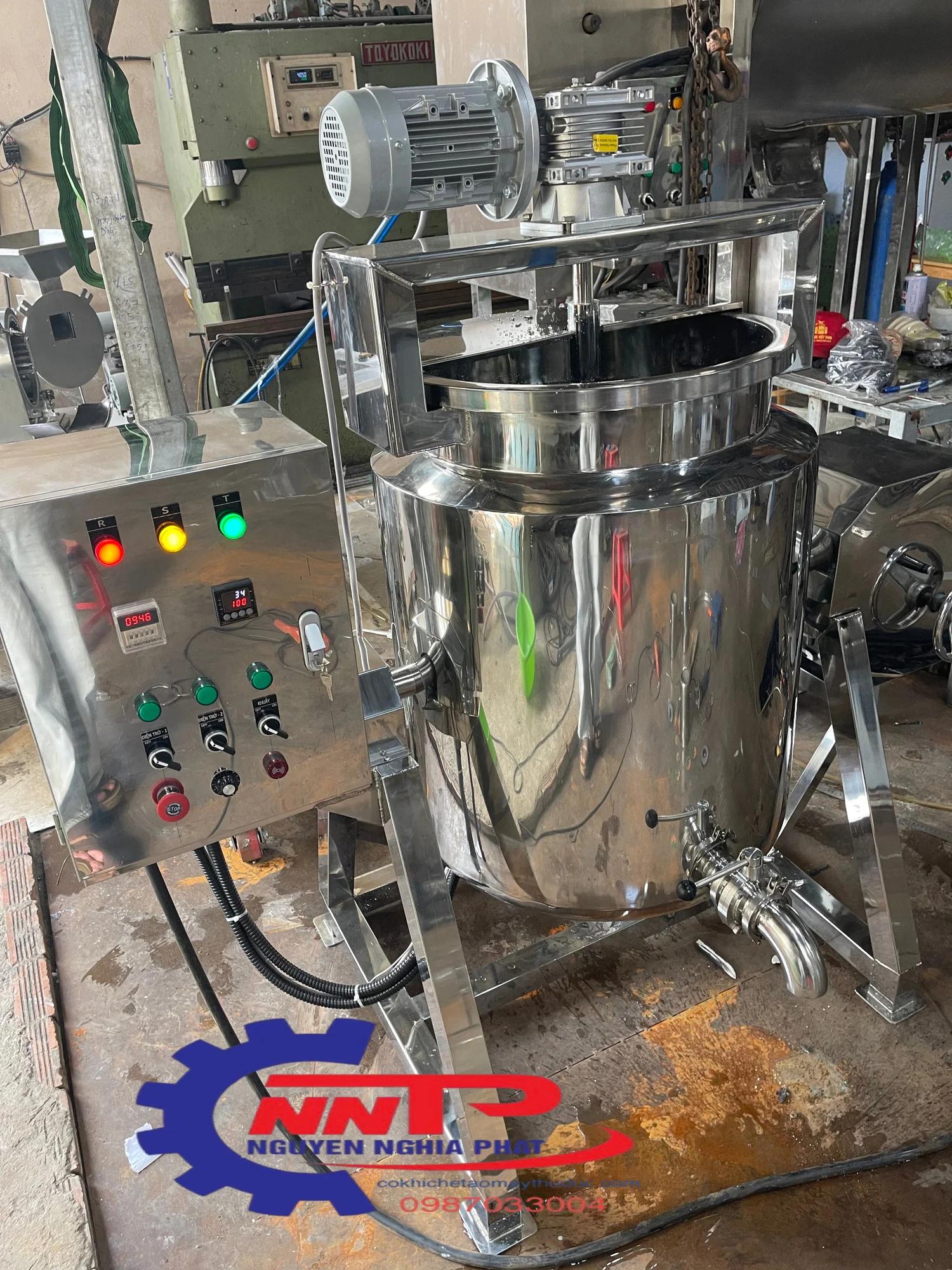 Bồn khuấy gia nhiệt 100L