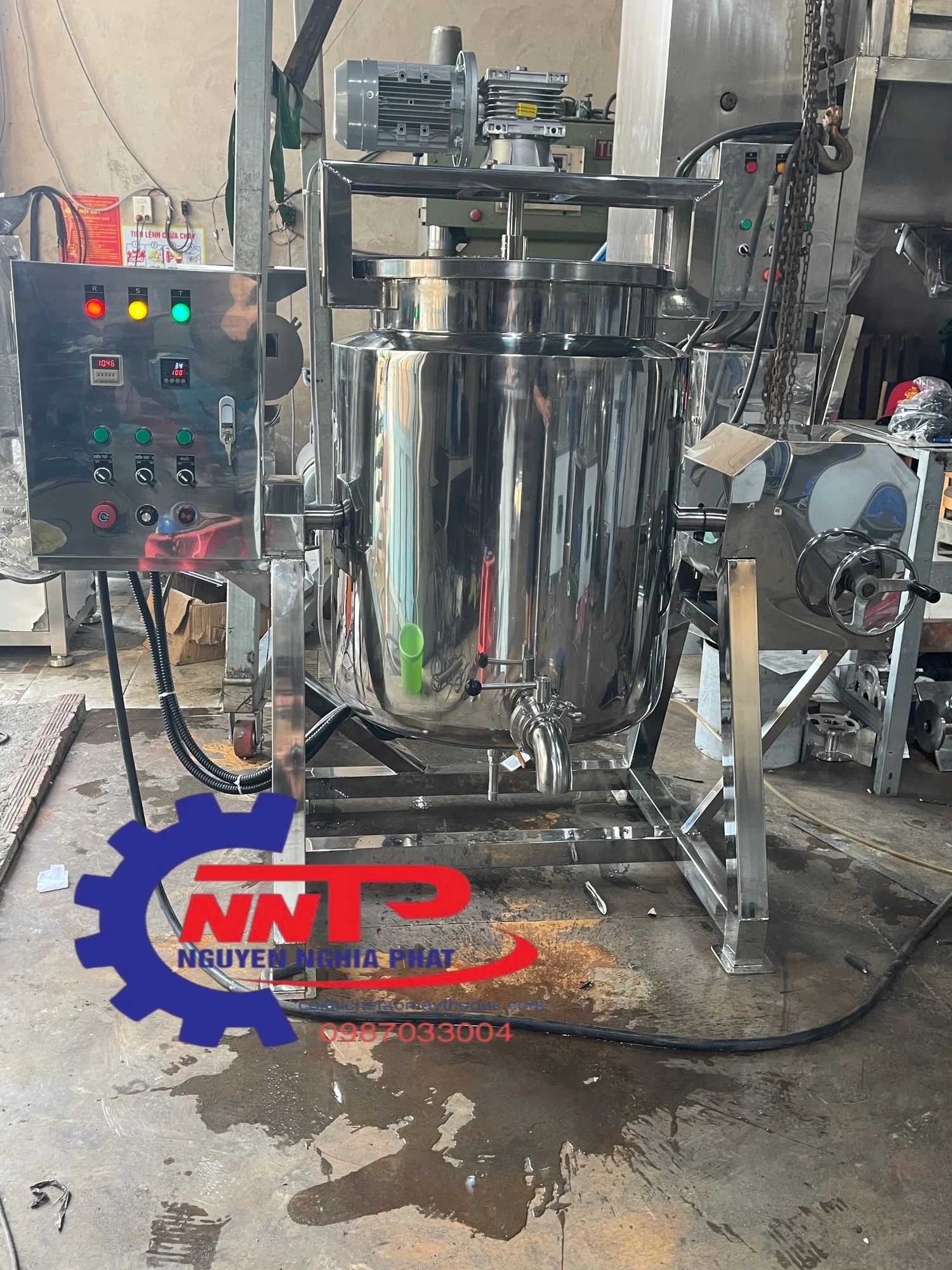 Bồn khuấy gia nhiệt 100L