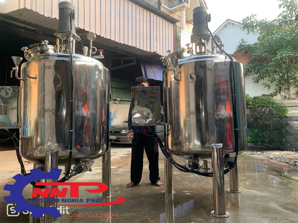 Bồn khuấy gia nhiệt 500L