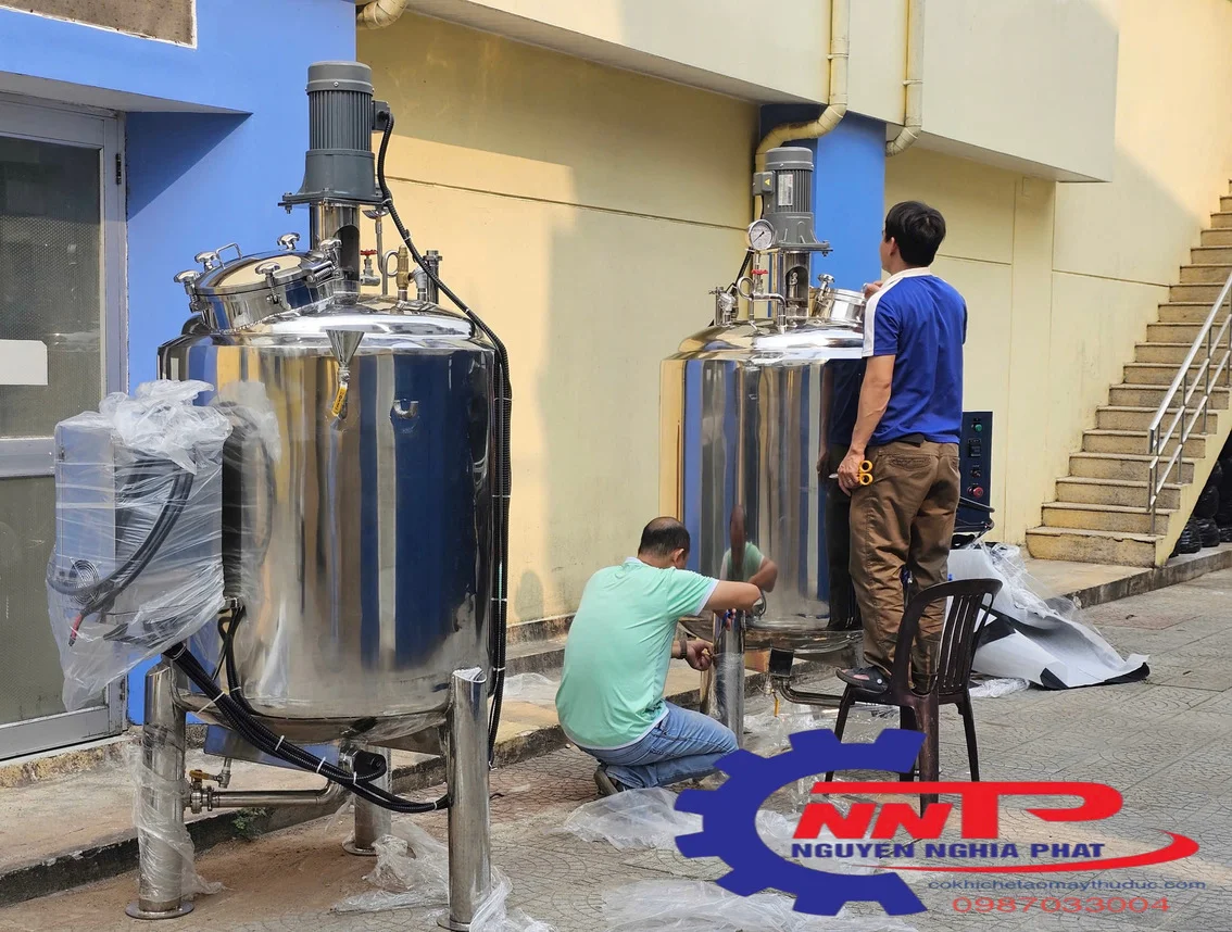 Bồn khuấy gia nhiệt 500L