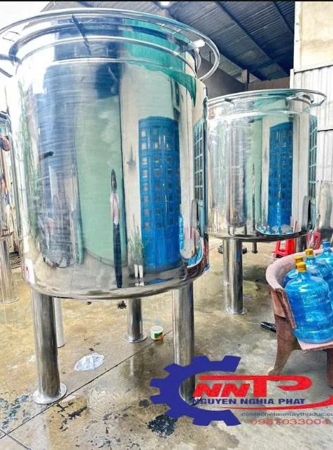 bồn gia nhiệt có cánh khuấy