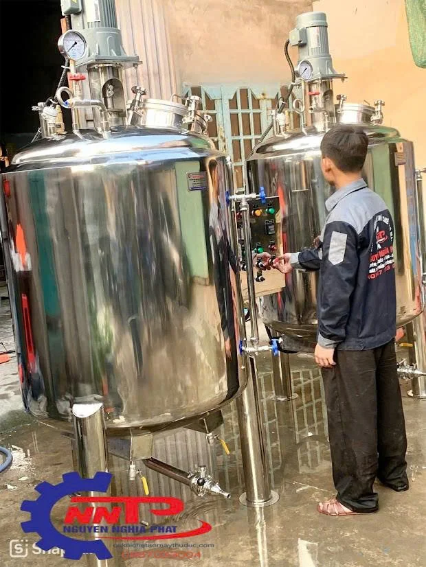 bồn khuấy inox