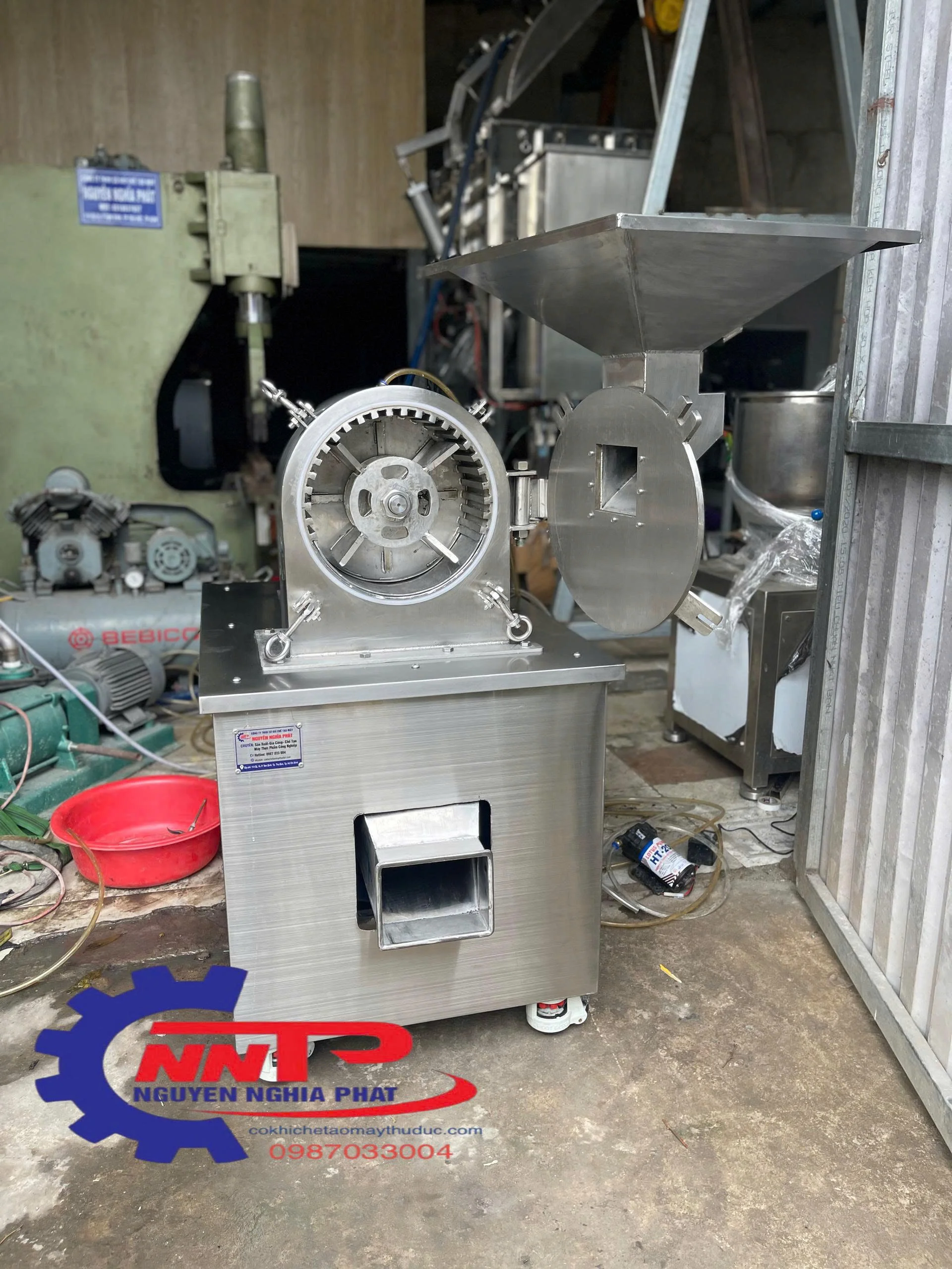 máy nghiền bột siêu mịn inox 304