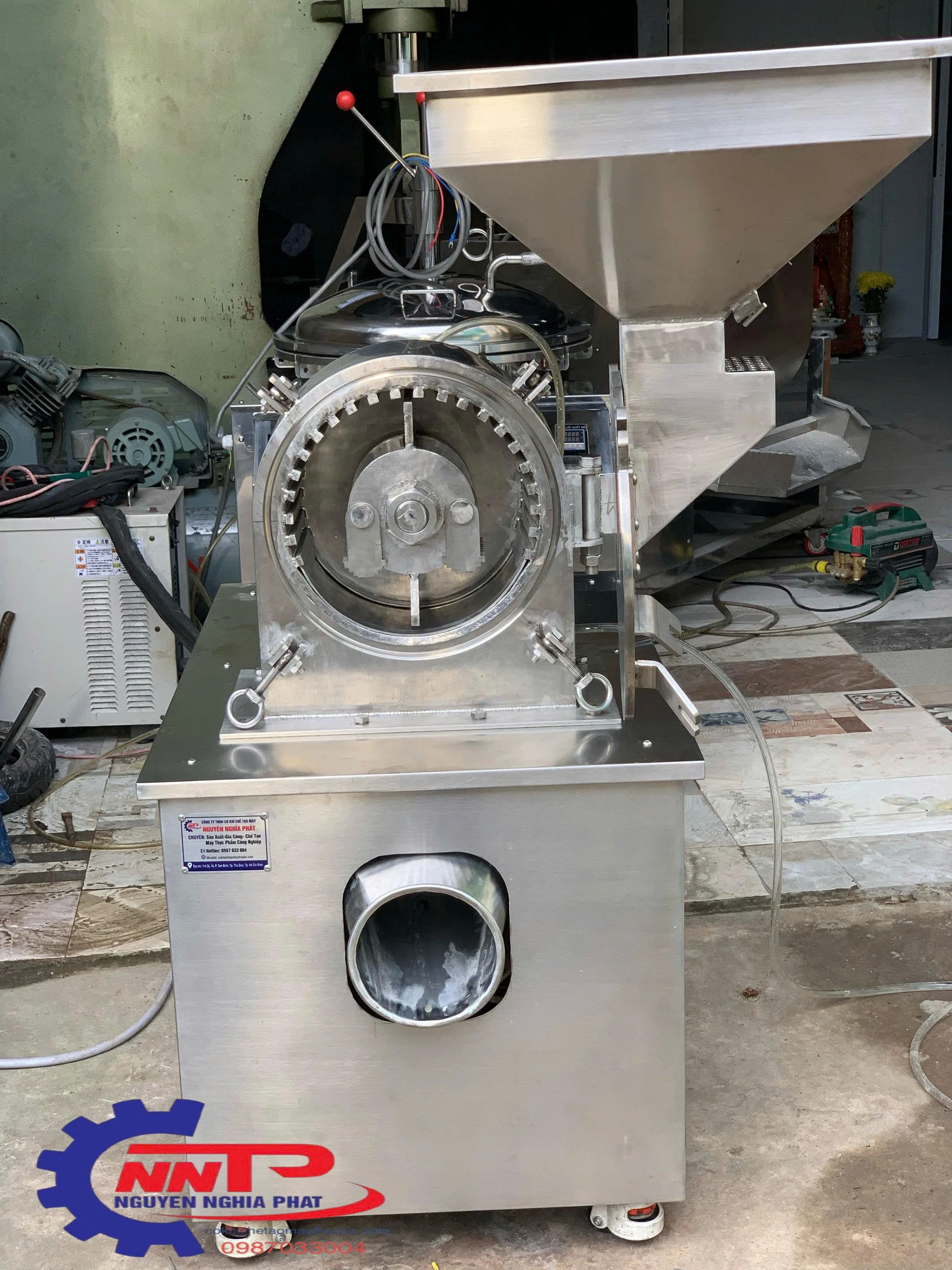 máy nghiền bột siêu mịn inox 304