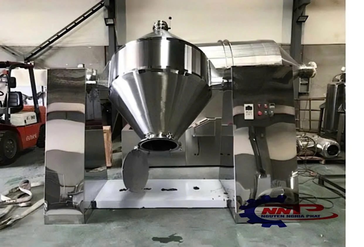máy trộn bột khô dạng trống