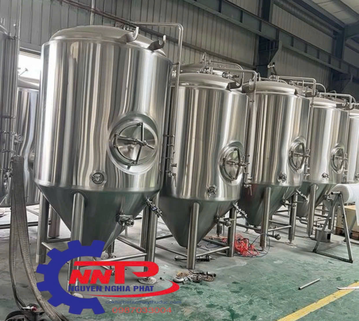Bồn ủ lên men bia rượi - tank ủ bia thủ công